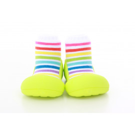 Attipas Rainbow Green baby First Walker shoes - Toddler shoes slippers